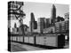 Chicago Skyline from Water Street-null-Premier Image Canvas