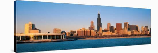 Chicago Skyline IV-null-Stretched Canvas