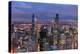 Chicago Skyline Panorama Aerial View with Skyscrapers with Cloudy  Sky at Dusk.-Songquan Deng-Premier Image Canvas