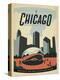 Chicago: The Cloud Gate-Anderson Design Group-Stretched Canvas