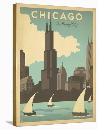 Chicago: The Windy City-Anderson Design Group-Stretched Canvas