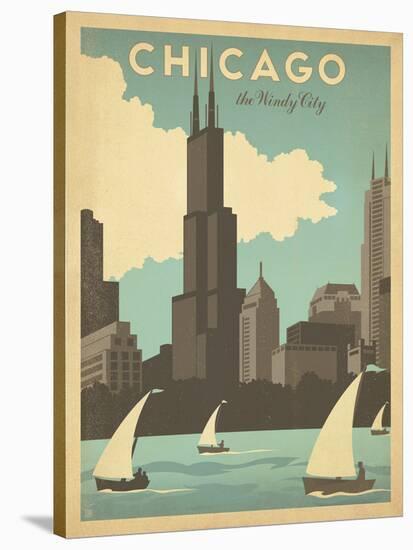 Chicago: The Windy City-Anderson Design Group-Stretched Canvas