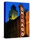 Chicago Theatre Facade and Illuminated Sign, Chicago, United States of America-Richard Cummins-Premier Image Canvas