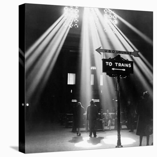 Chicago: Union Station, 1943-Jack Delano-Premier Image Canvas