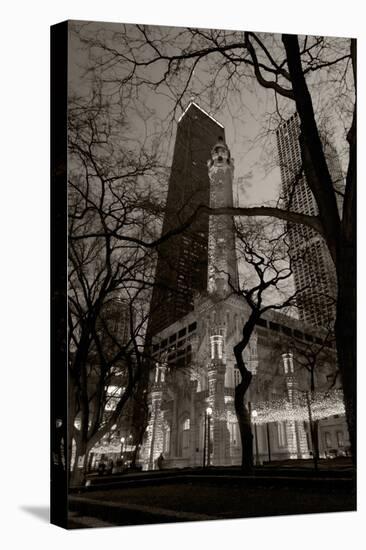 Chicago Water Tower BW-Steve Gadomski-Premier Image Canvas