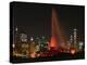 Chicago Whitesox Skyline With Buckingham Fountain-Patrick Warneka-Premier Image Canvas