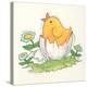 Chick with Egg-Beverly Johnston-Premier Image Canvas