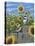 Chickadees and Sunflowers-Robert Wavra-Premier Image Canvas