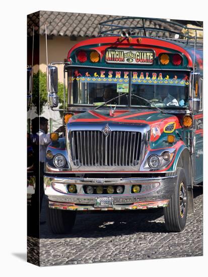 Chicken Bus, Antigua, Guatemala, Central America-Ben Pipe-Premier Image Canvas