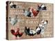 Chicken Collage 1-The Saturday Evening Post-Premier Image Canvas