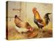 Chickens Feeding, 1920-Walter Hunt-Premier Image Canvas