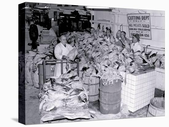 Chickens! Philadelphia's Reading Terminal-null-Stretched Canvas