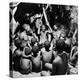 Chief Acts Out a Story to Bushman Children, Southern Kalahari Desert in Central Southern Africa-Nat Farbman-Premier Image Canvas