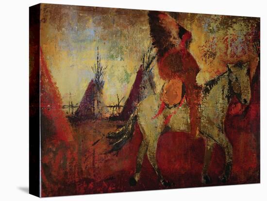 Chief I-Sokol Hohne-Stretched Canvas