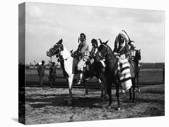 Chief Two Guns White Calf and Bird Rattler Ready for the Pageant-null-Premier Image Canvas