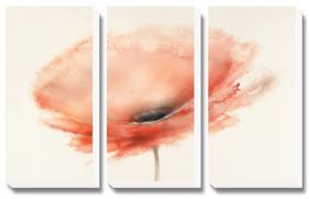 Chiffon Poppy-J^P^ Prior-Stretched Canvas