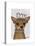 Chihuahua and Tiara-Fab Funky-Stretched Canvas