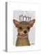 Chihuahua and Tiara-Fab Funky-Stretched Canvas