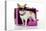 Chihuahua Wearing Sunglasses with Girly Props-null-Premier Image Canvas