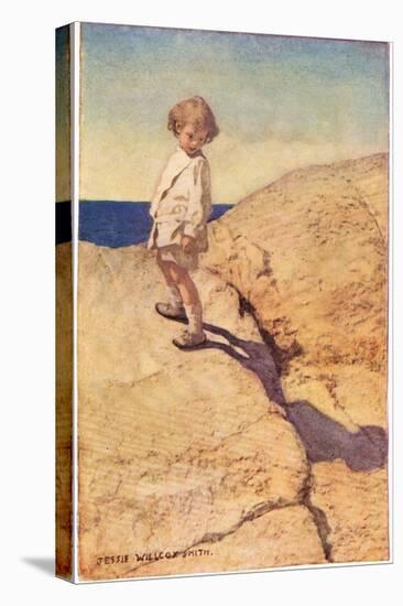 Child and their Shadow, from 'A Child's Garden of Verses' by Robert Louis Stevenson, Published 1885-Jessie Willcox-Smith-Premier Image Canvas