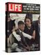 Child and Widow of Murdered Civil Rights Activist Medgar Evers at his Funeral, June 28, 1963-John Loengard-Premier Image Canvas