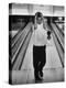 Child Bowling at a Local Bowling Alley-Art Rickerby-Premier Image Canvas