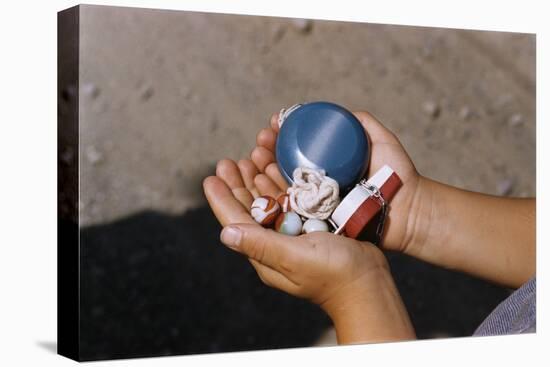 Child Holding Toys-William P. Gottlieb-Premier Image Canvas