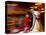 Child on Carousel at Grona Lund Amusement Park, Stockholm, Sweden-Nancy & Steve Ross-Premier Image Canvas