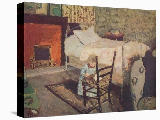 'Child Playing: Annette Roussel in a Front of a Wooden Chair', c1900, (c1932)-Edouard Vuillard-Premier Image Canvas