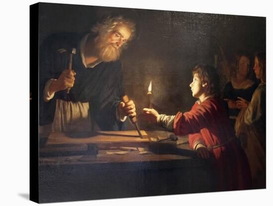 Childhood of Christ, C1620-Gerrit van Honthorst-Premier Image Canvas