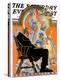 "Childhood Thanksgiving," Saturday Evening Post Cover, November 26, 1927-Joseph Christian Leyendecker-Premier Image Canvas