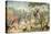 Children Addressing the Birds in the Zoo-Richard Andre-Premier Image Canvas