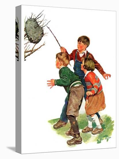 "Children and Hornets Nest,"March 16, 1935-Ellen Pyle-Premier Image Canvas