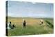 Children and Young Girls Picking Flowers in a Meadow North of Skagen-Michael Peter Ancher-Premier Image Canvas