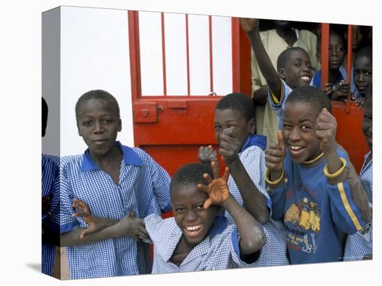Children at Gambian School, the Gambia, West Africa, Africa-R H Productions-Premier Image Canvas