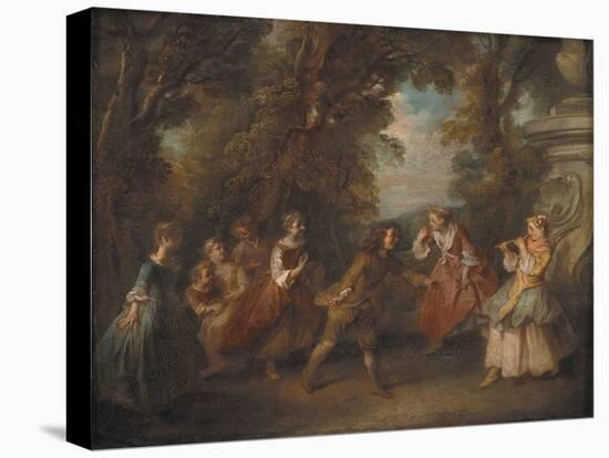 Children at Play in the Open, 1705-43-Nicolas Lancret-Premier Image Canvas