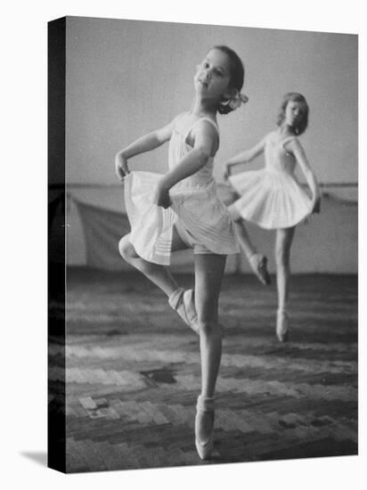 Children at the Pioneer Palace Being Taught Ballet-null-Premier Image Canvas