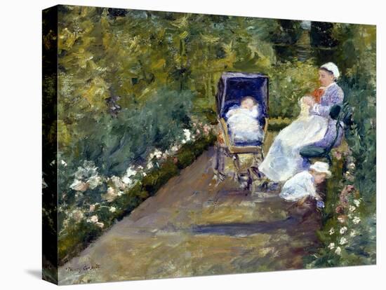 Children in a Garden (The Nurse)-Mary Cassatt-Premier Image Canvas