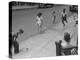 Children Jumping Rope on Sidewalk-Ed Clark-Premier Image Canvas