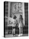 Children Looking at Posters Outside Movie Theater-Charles E^ Steinheimer-Premier Image Canvas