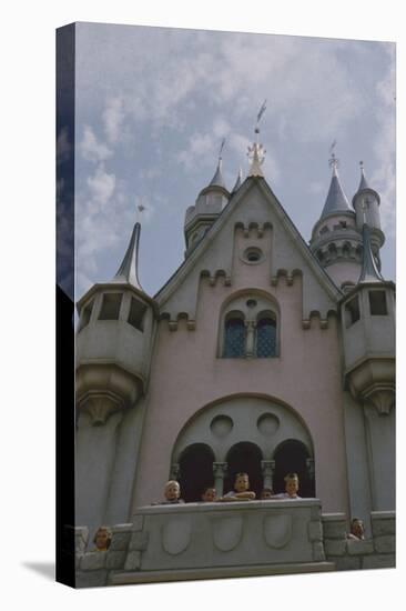 Children Looking Out from Sleeping Beauty Castle. Anaheim, California 1955-Allan Grant-Premier Image Canvas