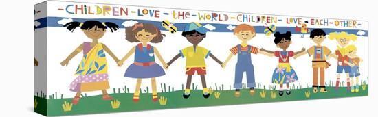 Children Love the World-Cheryl Piperberg-Stretched Canvas
