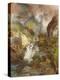 Children of the Mountain, 1867 (Oil on Canvas)-Thomas Moran-Premier Image Canvas