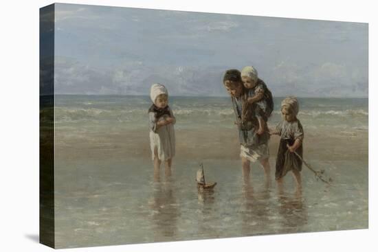 Children of the Sea, 1872-Jozef Israels-Stretched Canvas