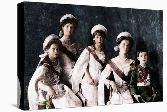 Children of Tsar Nicholas II of Russia, c1910-Unknown-Premier Image Canvas