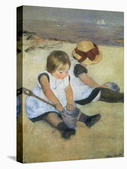 Children on the Beach, 1884-Mary Cassatt-Premier Image Canvas