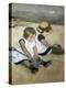 Children on the Beach-Mary Cassatt-Premier Image Canvas