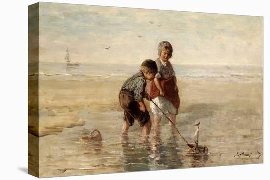 Children Playing by the Seaside-Jozef Israels-Premier Image Canvas