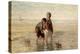 Children Playing by the Seaside-Jozef Israels-Premier Image Canvas