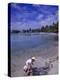 Children Playing in Sand at Grand Bay Beach-Bill Bachmann-Premier Image Canvas